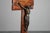 Wood French Oak and Copper Crucifix, 1920 For Sale - Image 7 of 13