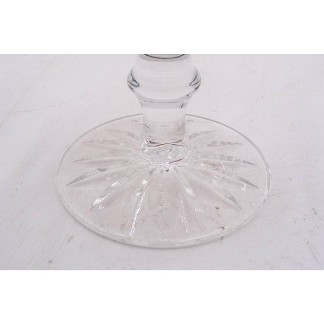 1970s Set of 4 Waterford Eileen Crystal Champagne Sherbet Glasses For Sale - Image 5 of 8