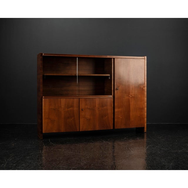 Wood Art Deco Sideboard in Mahogany by Bruno Paul for Veb Deutsche Werkstätten Hellerau, 1930s For Sale - Image 7 of 18