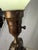 1960s 1960s Mid-Century Modern French Style Patinated Brass Double Horse Table Lamp For Sale - Image 5 of 11