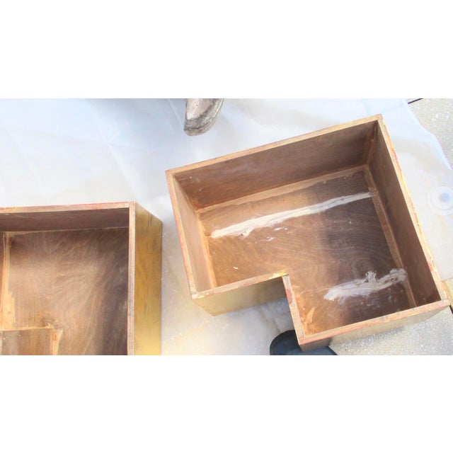 Edo Shinto Wooden Priests Circa 1850s Japan - A Pair of 2 For Sale - Image 9 of 17