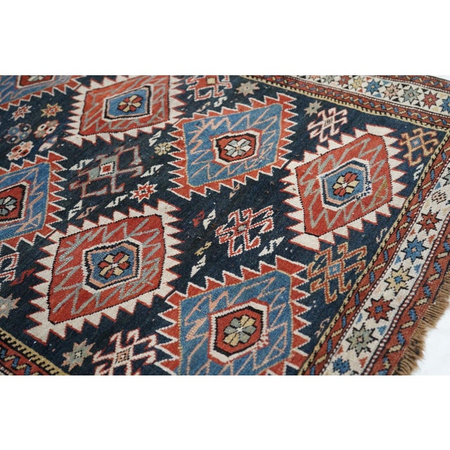 Antique Caucasian Shirvan Rug 2'9'' X 3'9'' For Sale - Image 4 of 11