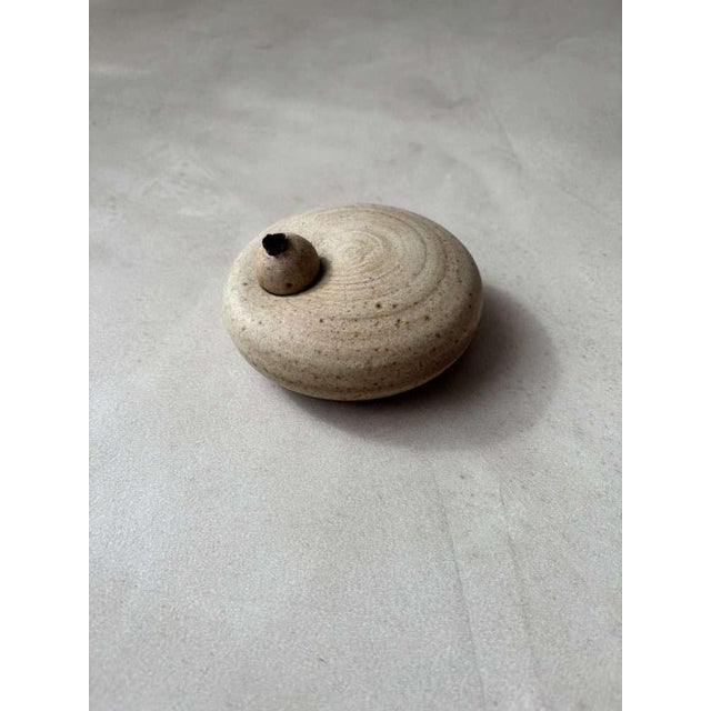 Japandi Ceramic Vase from Freek Berends, 1970s For Sale - Image 4 of 8