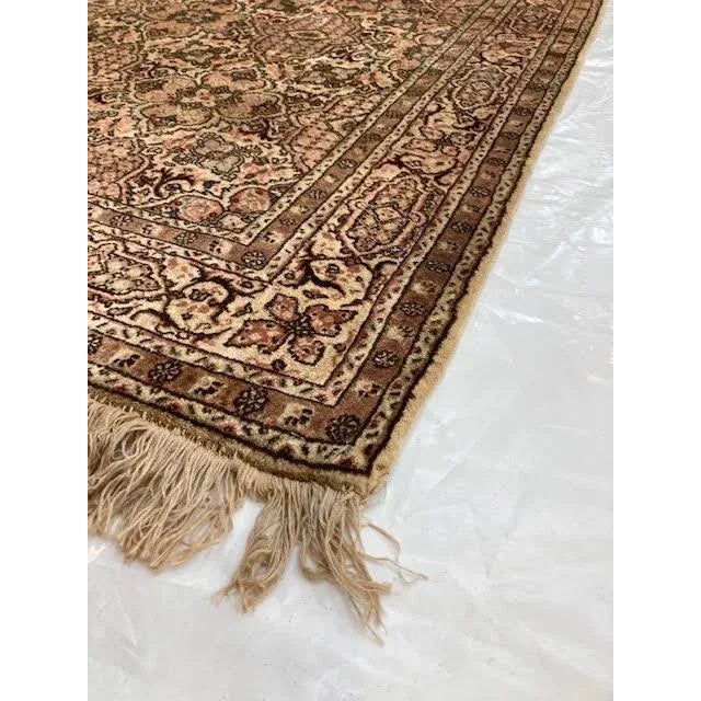 1960s Vintage Persian Tabriz Rug For Sale - Image 9 of 10