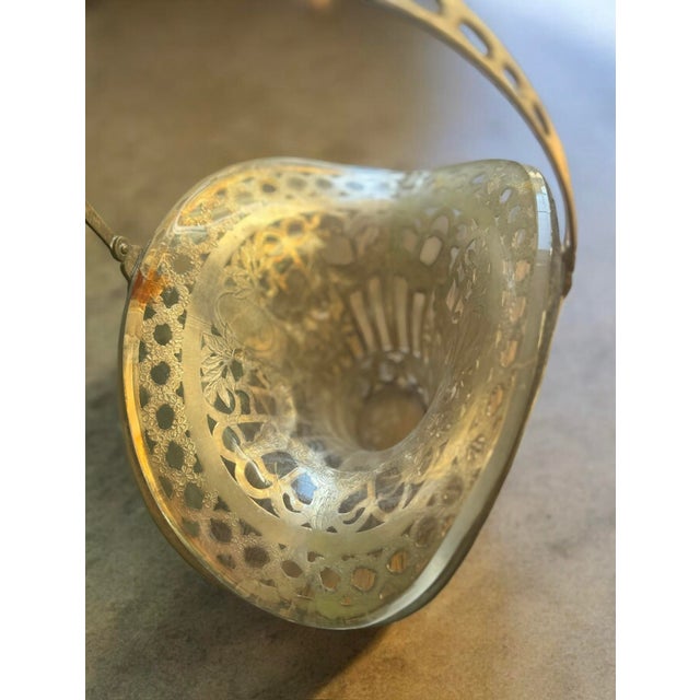 Antique German George Roth Hanau Repoussé 800 Silver Brides Basket Vase Decor For Sale In Los Angeles - Image 6 of 12