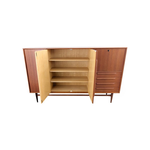 Mid-Century Teak Highboard by Heinrich Riestenpatt For Sale - Image 5 of 17
