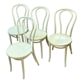 Thonet Inspired Bentwood Cafe Chairs, Pair For Sale