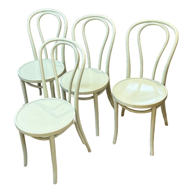 Thonet Inspired Bentwood Cafe Chairs, Pair For Sale