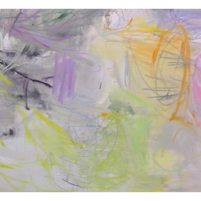 Trixie Pitts "Sydney Sunrise" by Trixie Pitts Large Abstract Expressionist Oil Painting For Sale - Image 4 of 13