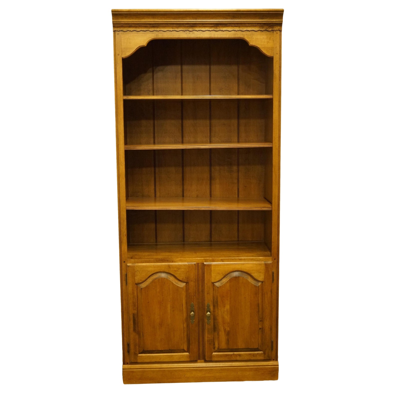 Late 20th Century Vintage Ethan Allen Circa Collection Open Bookcase