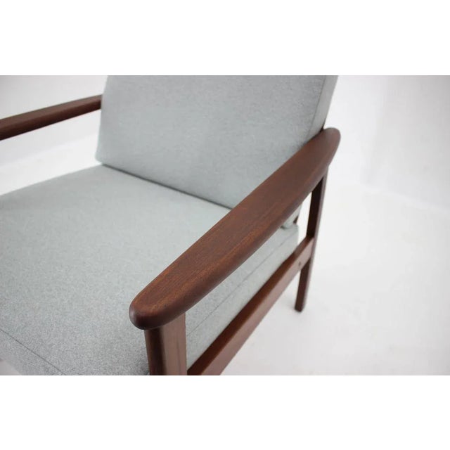 Danish Beech Armchair, 1960s For Sale - Image 9 of 11