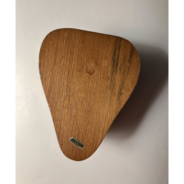Mid 20th Century Scandinavian Teak & Cork Coasters With Stand - 8 pcs For Sale - Image 13 of 14