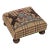 00 Highland Heritage Beige Tapestry Footstool For Sale
