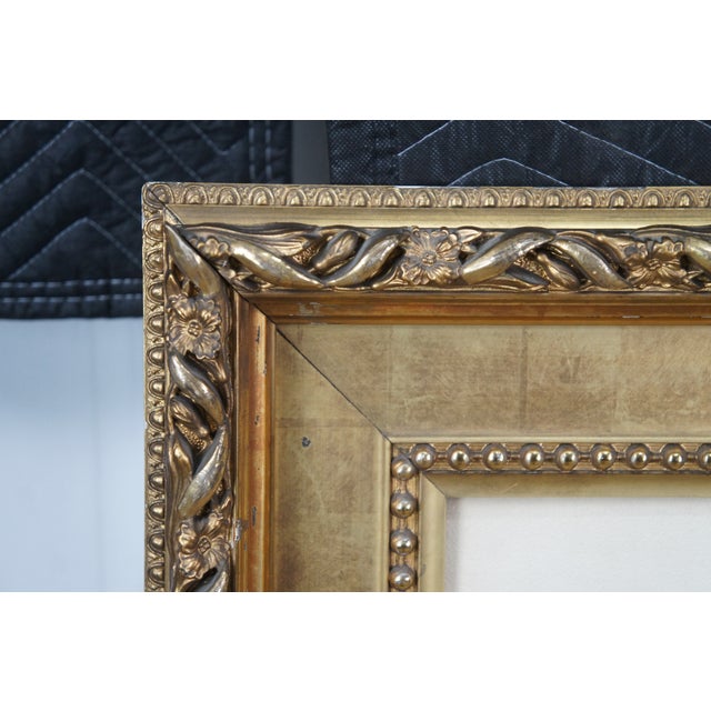 Antique Late Victorian Portrait Photograph by John Rudolph Zweifel Gilt Frame For Sale - Image 6 of 10