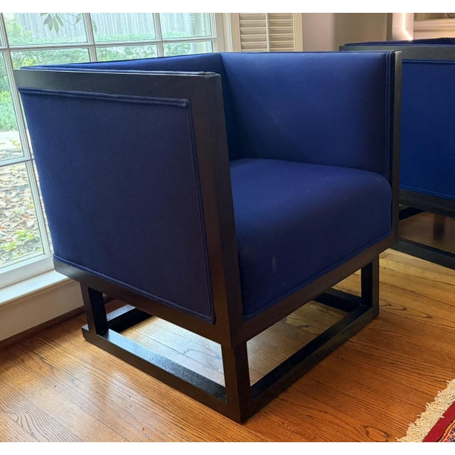Late 20th Century Late 20th Century Josef Hoffman Cabinet Chairs, Pair For Sale - Image 5 of 8