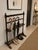 A very elegant antique Regency mahogany boot rack of excellent quality with beautifully turned uprights and a well-...