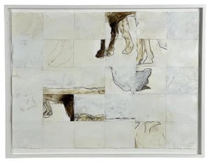 Lorna Marsh, Abstract Contemporary Mod Deconstructed Mixed Media Painting Mosaic Lorna Marsh, 2004
