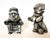 Metal Vintage Italian Pewter Monk Football Team from Peltro, 1970s, Set of 4 For Sale - Image 7 of 8