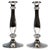 Metal Antique Vienna Silver Biedermeier Candleholders from Christian Sander, 1839, Set of 2 For Sale - Image 7 of 7