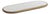 Petrolina Mango Wood Oval Serving Tray / Platter, Small For Sale