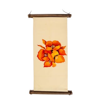 Japanese Ceremonial Silk Wall Tapestry by Renaras For Sale