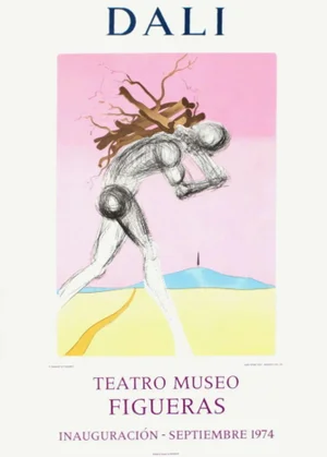 1970s Salvador Dali, Figueras Inauguracion Poster