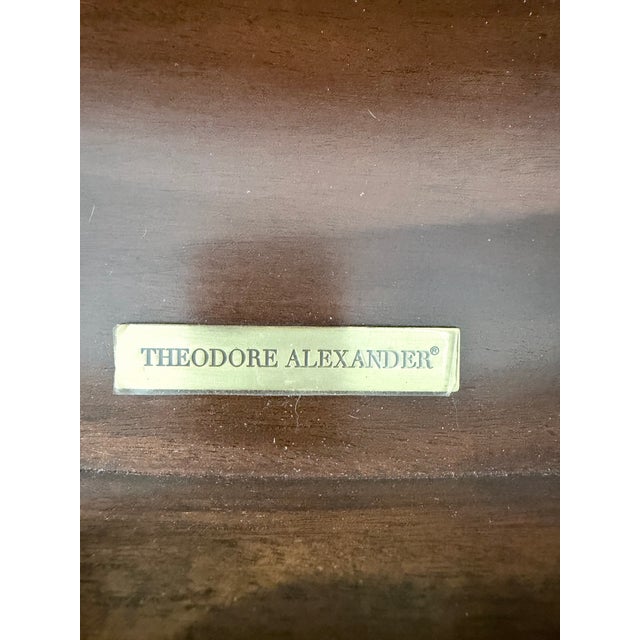 Late 20th Century Theodore Alexander Middleton Bowfront Wood Dresser For Sale - Image 10 of 10