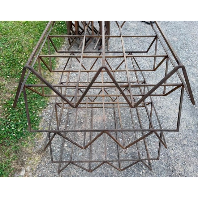 1970s [The Herbert Simon Studio Archive] Monumental 1971 Constructivist Structural Steel Sculpture "Rust" For Sale - Image 5 of 7