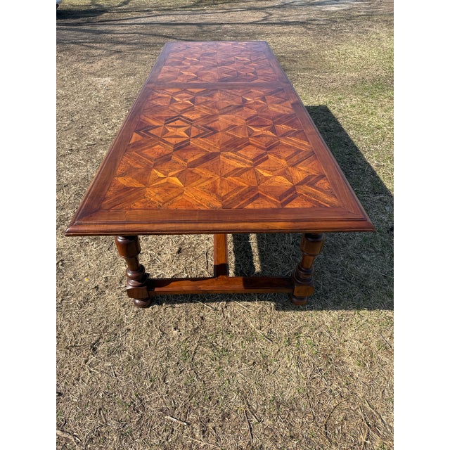 Long 18th Century French Walnut Farm Table or Monastery Dining Table For Sale - Image 12 of 18