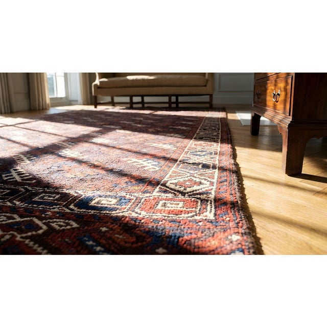 19th Century Russian Yamoud Turkmen Carpet ( 6'3" x 10'9" - 190 x 327 ) For Sale - Image 10 of 12