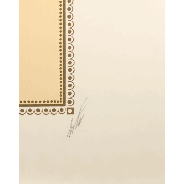 Modern Erté, The Temptress, 1970s, Lithograph For Sale - Image 3 of 4