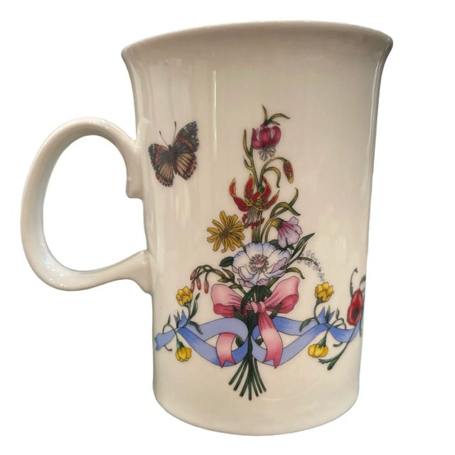 Gucci Set/6 Vintage Bone China Mugs W” Original Box For Sale - Image 9 of 12