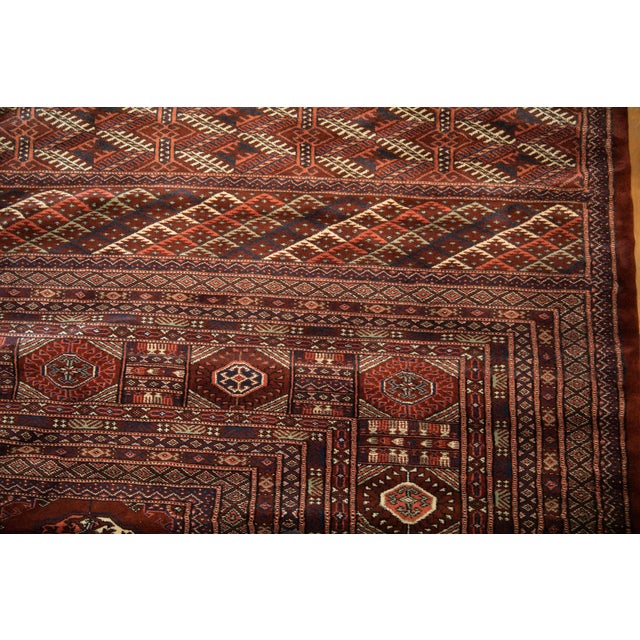 Textile Vintage Fine Bokhara Rug - 12'2" X 14'8" For Sale - Image 7 of 15