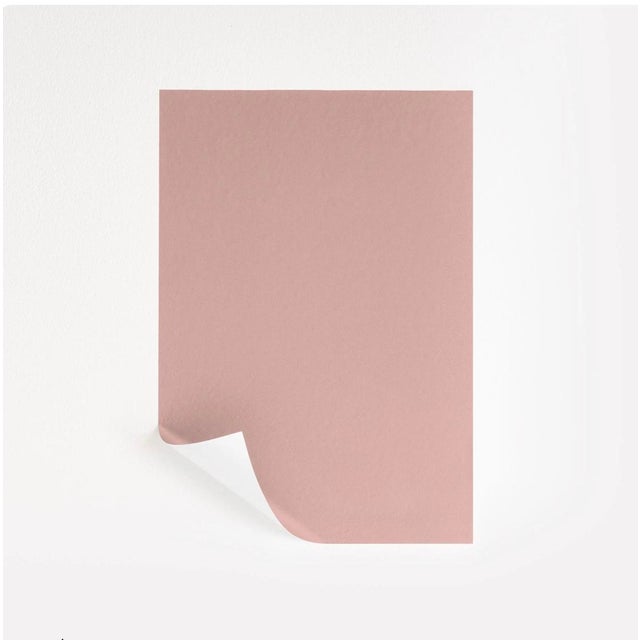 1960s Vintage Serpentine Lowboy by Broyhill Reimagined in Pale Pink For Sale - Image 5 of 6