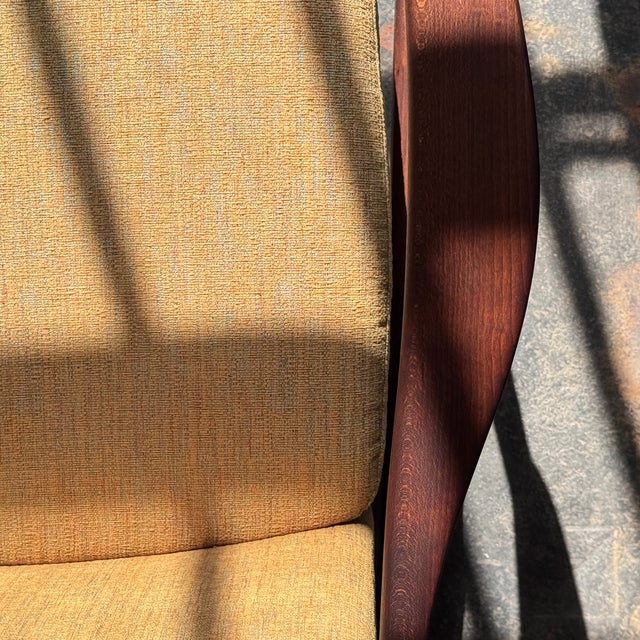 Brown Mid-Century Danish Armchair, 1960, Set of 2 For Sale - Image 8 of 16