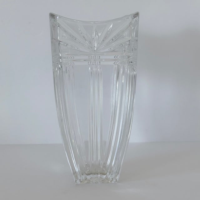 Transparent Marquis Vase, Waterford Cut Crystal; Odyssey 8" Vase; Germany For Sale - Image 8 of 17