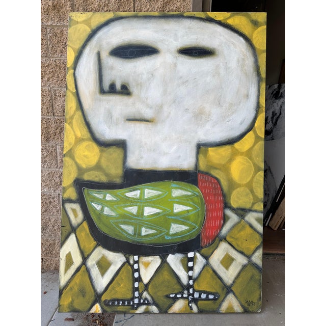 Early 21st Century Large Painting by Noted Palm Springs Artist Shawn Savage For Sale - Image 5 of 12