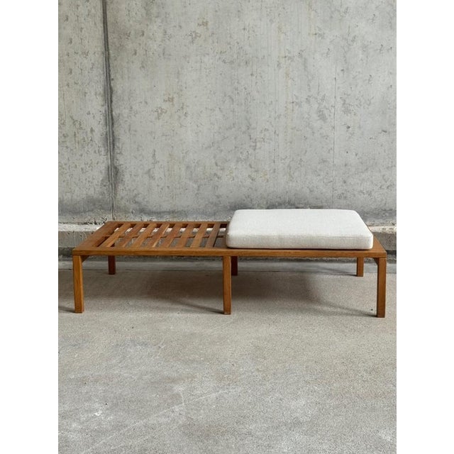 Brown AT-18 Bench by Hans J Wegner for Andreas Tuck, 1960s For Sale - Image 8 of 8