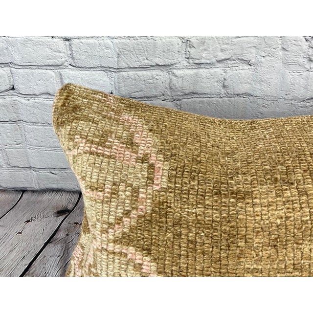 Turkish 16 x 24 Rug Pillow Sultanate Serenade Turkish Pillow Cushion Cover For Sale - Image 3 of 4