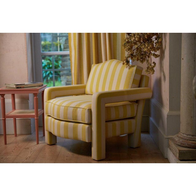 Our Elio armchair is inspired by both modern and traditional silhouettes. We wanted to design a shape that exposes the key...