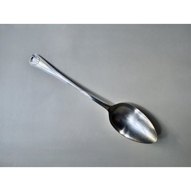 1960s Sheffield, England for Eisenberg-Lozano Silver Plate Buffet Spoon For Sale In New York - Image 6 of 18