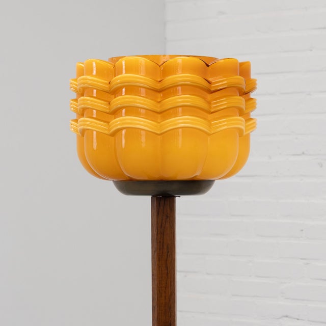 Wood Art Deco Dutch Floor Lamp, 1920s For Sale - Image 7 of 15