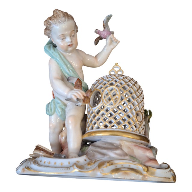 Antique Porcelain Figure from Meissen, 1890s For Sale