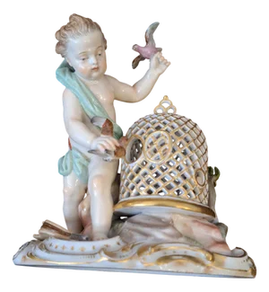 Antique Porcelain Figure from Meissen, 1890s