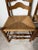 Vintage French Country Style Tall Ladder Back Rush Seat Dining Chairs – Set of 4 For Sale - Image 14 of 18