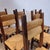 Brutalist Vintage Highback Oak Chairs, 1965, Set of 6 For Sale - Image 3 of 14
