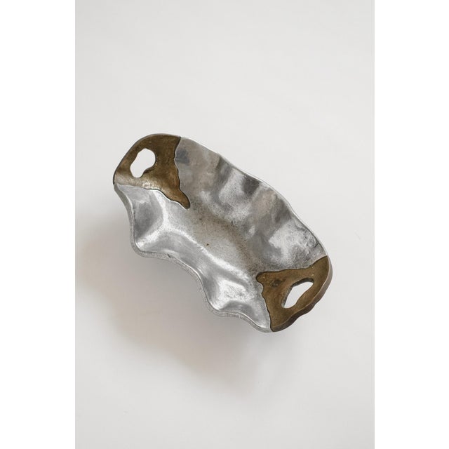 Handcrafted Brutalist Bowl from David Marshall, 1970s, in Very Good conditions. Designed 1970 to 1979 This piece has an...
