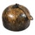 Vintage Tibetan Bronze Temple Bell With Leather Hanging Strap, Asian Meditation Decor For Sale
