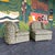 Freshly reupholstered in an insanely fun print, this Henredon Folio 500 pair is a showstopper! It can ground your space...
