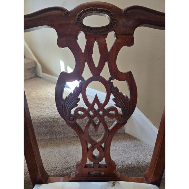 Vintage Baker Historic Charleston Chippendale Arm Chairs - A Pair For Sale In Indianapolis - Image 6 of 13